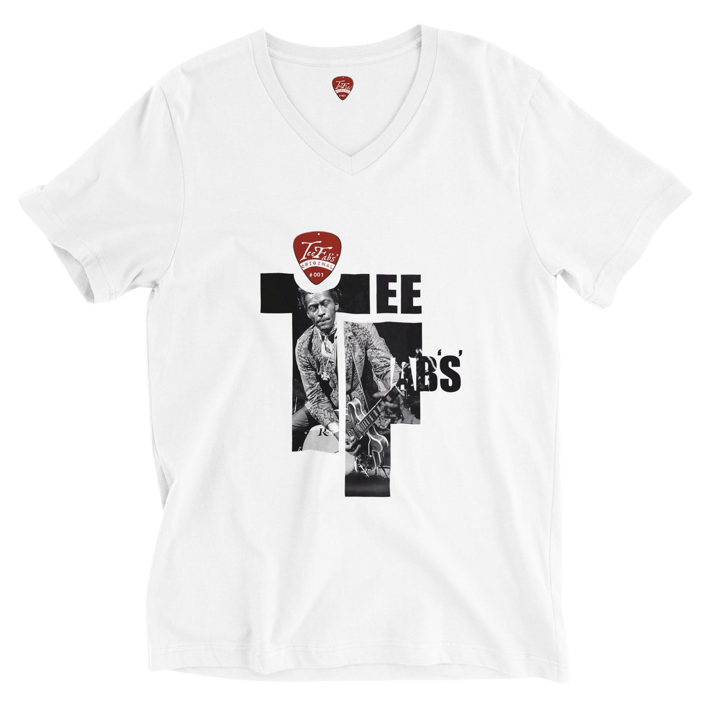 TeeFabs ORIGINAL - Chuck Berry - Premium Unisex V-Neck T-shirt